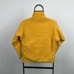 Retro Patagonia Synchilla Fleece Sweatshirt Yellow XS
