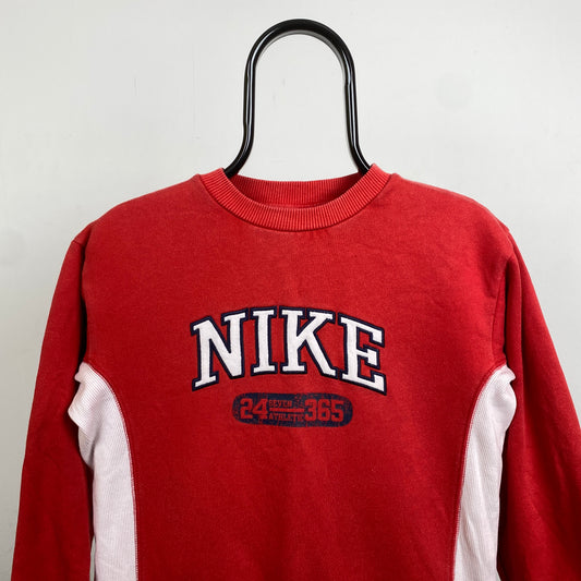 00s Nike Sweatshirt Red XS