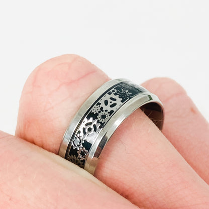 Vintage Cog Band Ring