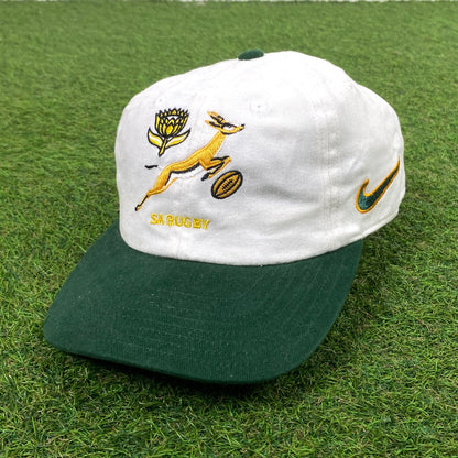 90s Nike South Africa Rugby Hat White