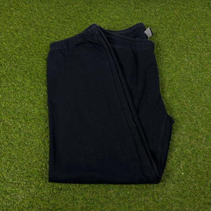 00s Nike Wide Leg Cotton Joggers Blue Large