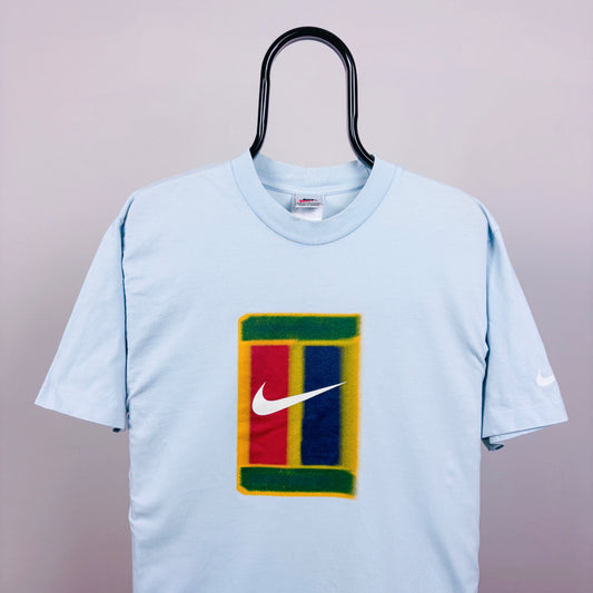90s Nike Challenge Court T-Shirt Baby Blue Medium