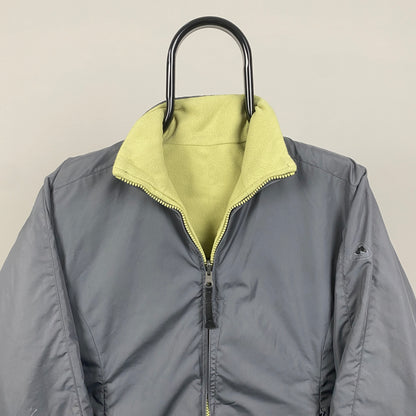 00s Nike ACG Reversible Fleece Coat Jacket Grey Medium