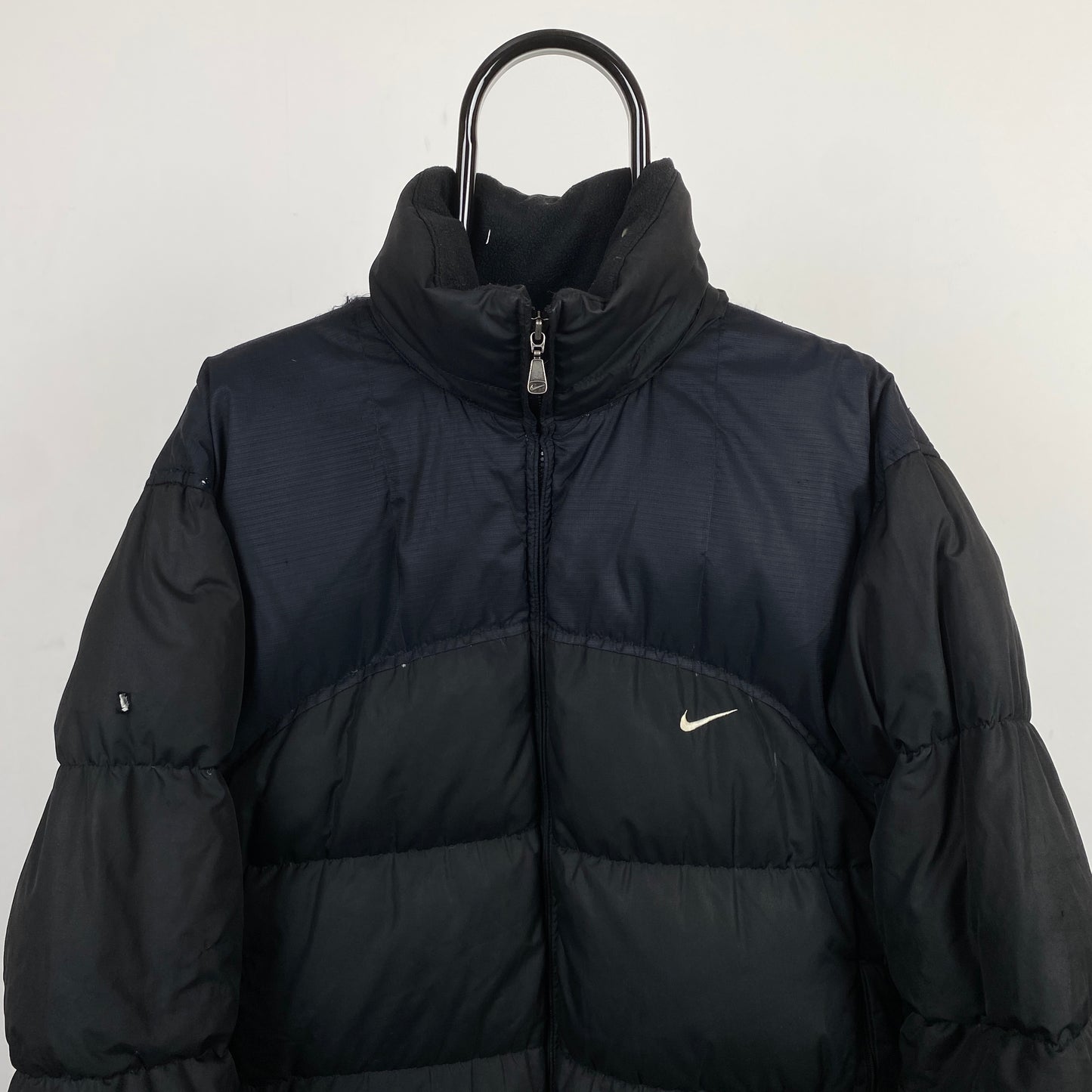 00s Nike Quilted Puffer Jacket Black Large