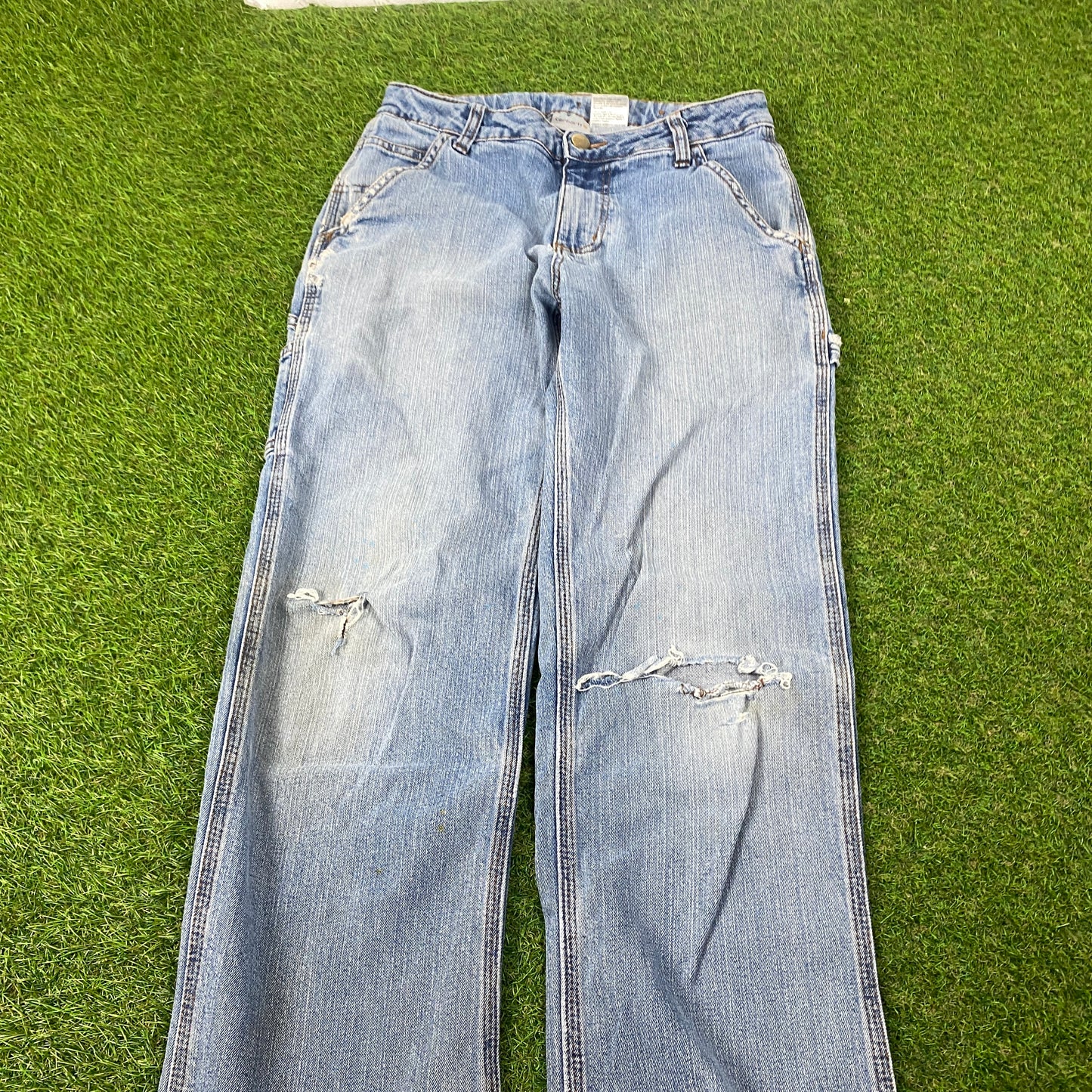 00s Carhartt Carpenter Jeans Joggers Blue Small