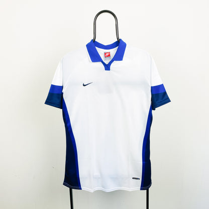 90s Nike Football Shirt T-Shirt White Medium