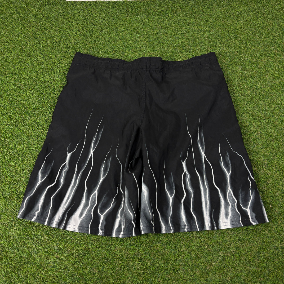 90s Nike Flame Shorts Black Large