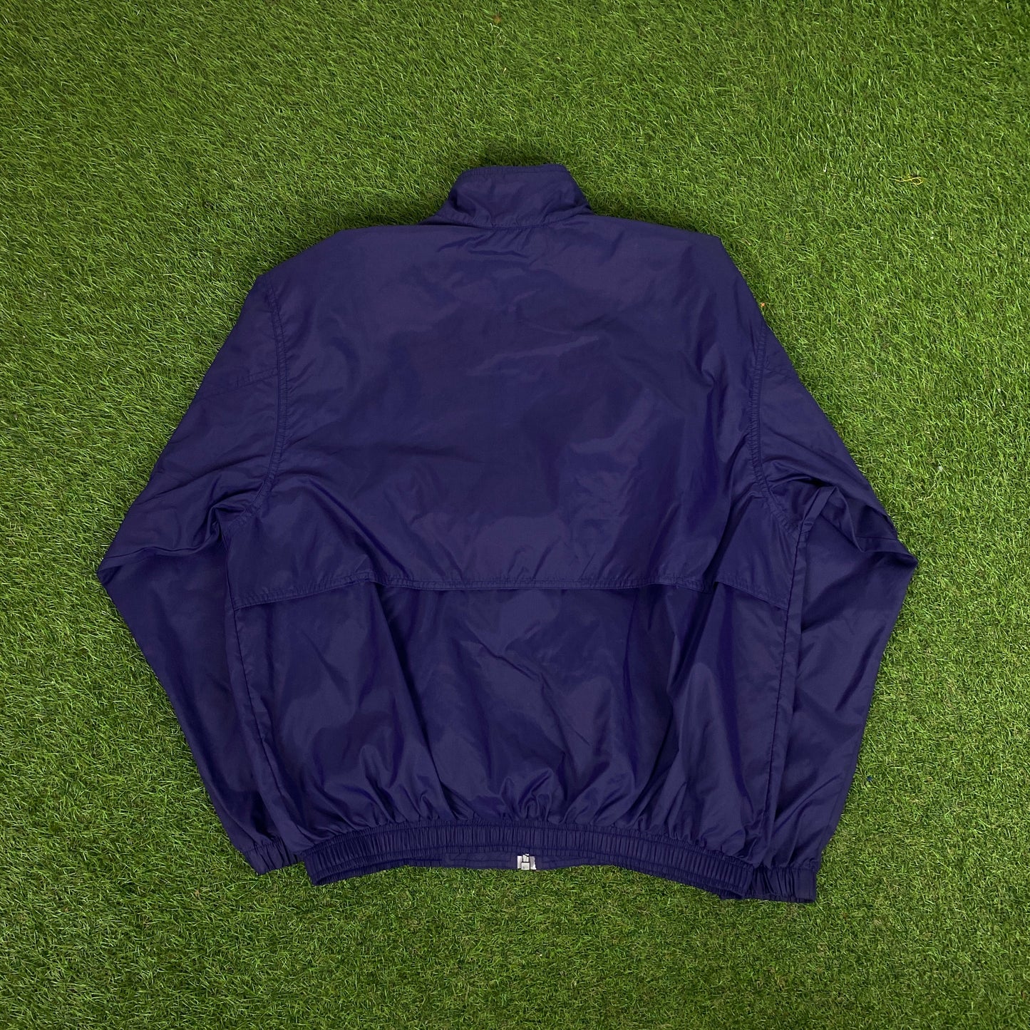 90s Nike Windbreaker Jacket + Joggers Set Purple Medium