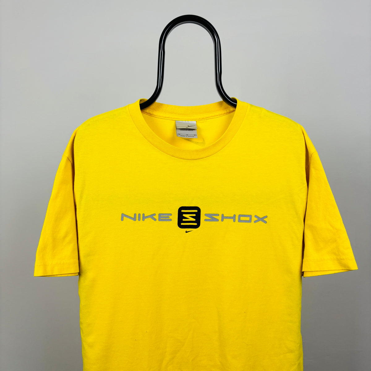 00s Nike Shox T-Shirt Yellow Medium
