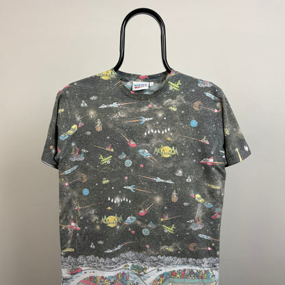 90s Where’s Wally T-Shirt Grey Small