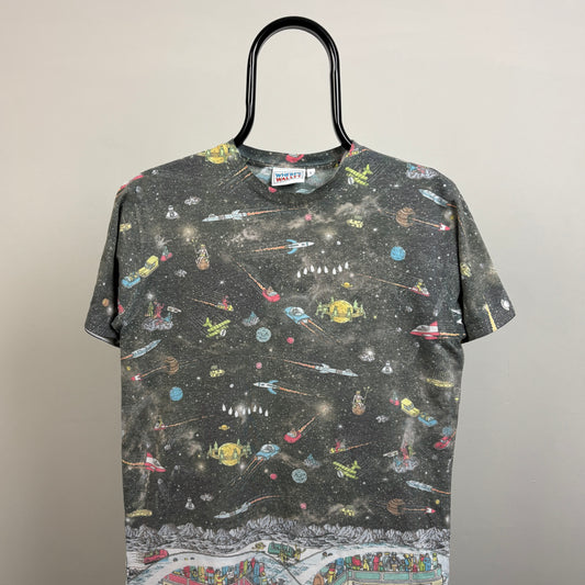 90s Where’s Wally T-Shirt Grey Small