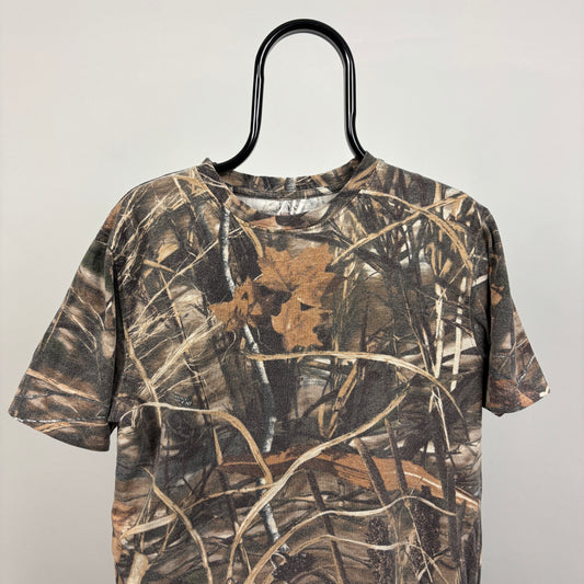 90s Real Tree T-Shirt Brown Small