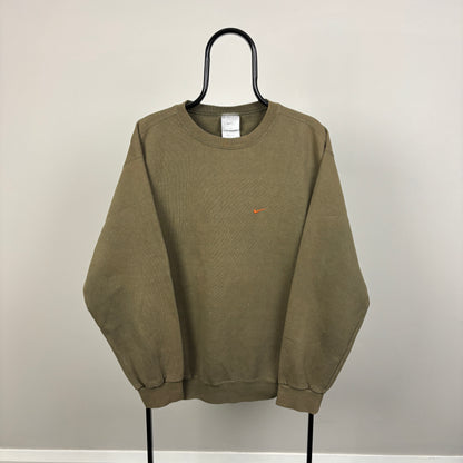 90s Nike Sweatshirt Green Large