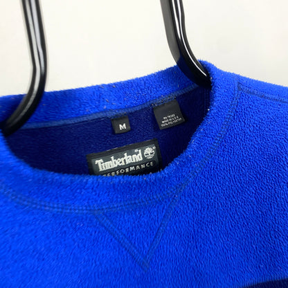 90s Timberland Fleece Sweatshirt Blue Medium