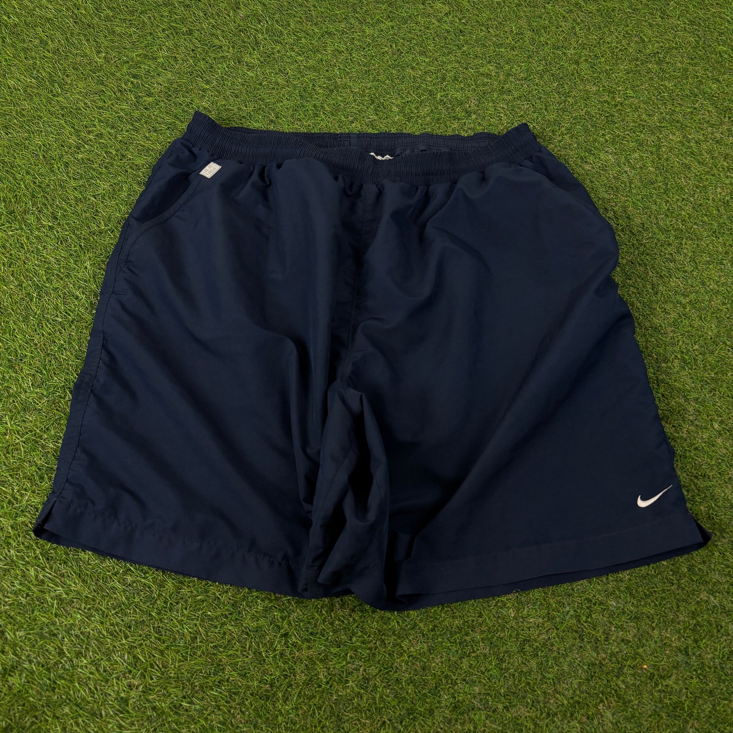 00s Nike Court Tennis Shorts Blue Large