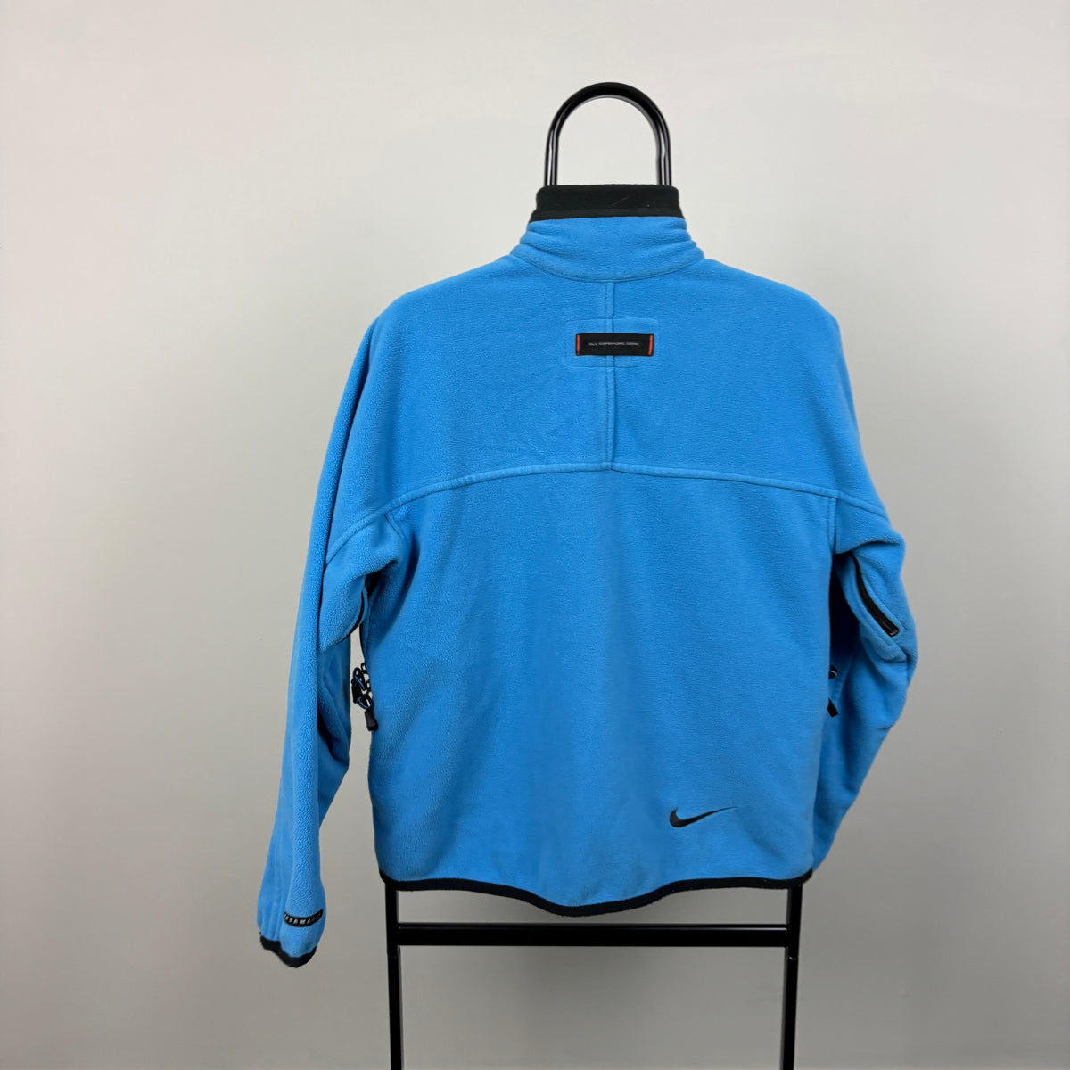 90s Nike ACG Zip Fleece Sweatshirt Blue Small