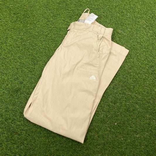 00s Nike ACG Cargo Trousers Joggers Brown XS