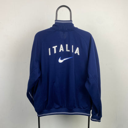 90s Nike Italy Track Jacket Blue Large