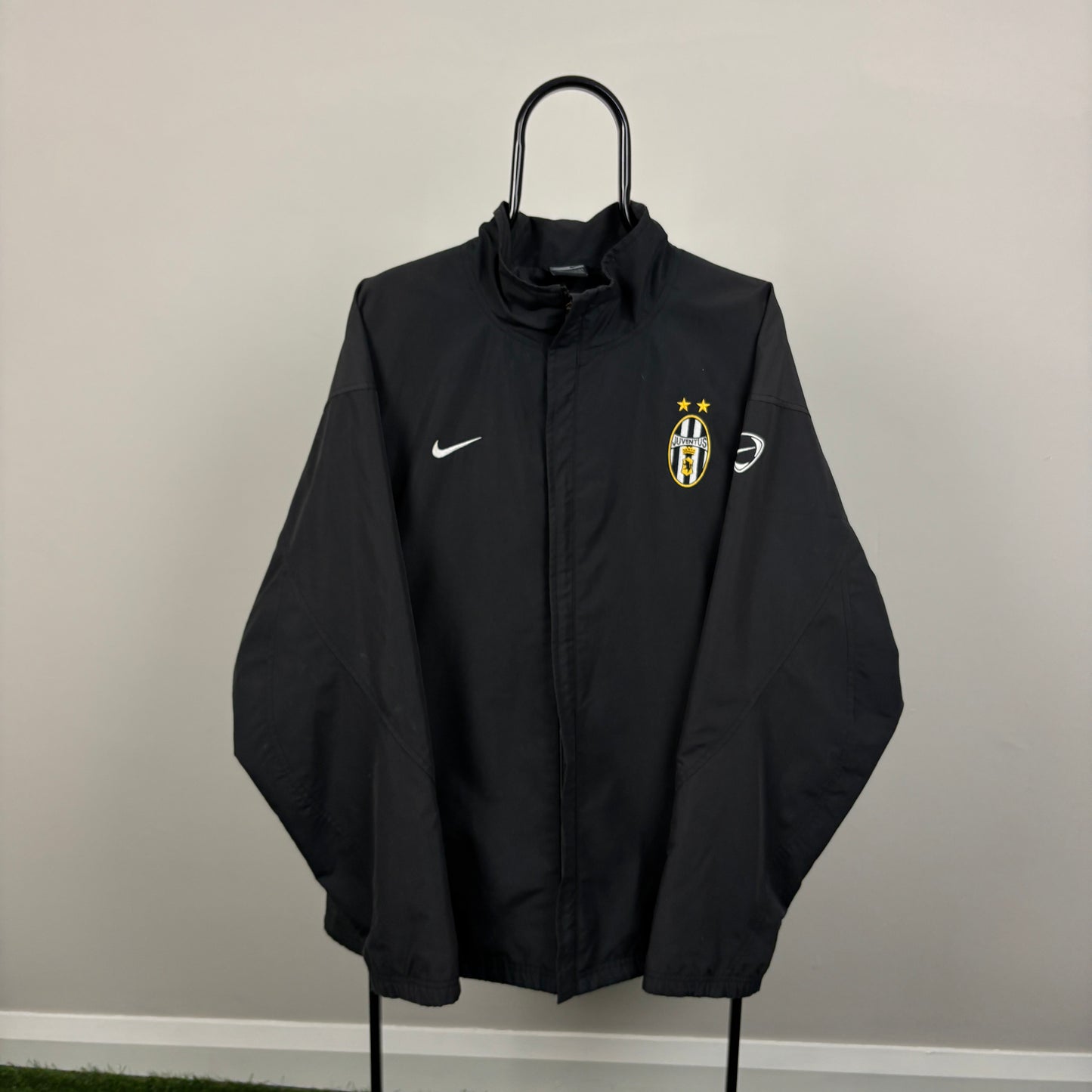 00s Nike Juventus Windbreaker Jacket Black XL