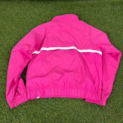 00s Nike Windbreaker Jacket + Joggers Tracksuit Set Pink Women’s XS