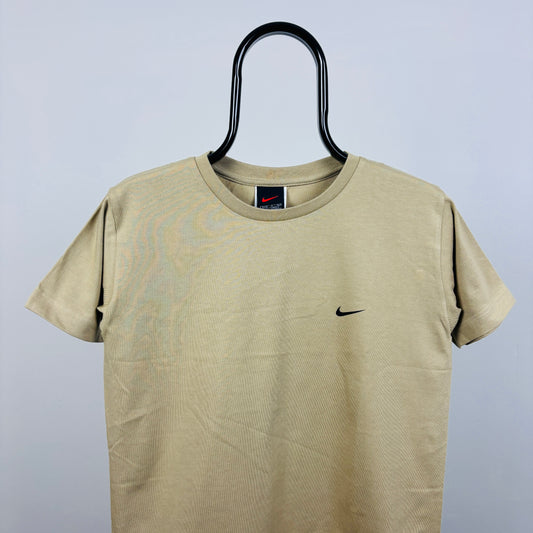 00s Nike Swoosh T-Shirt Brown Women’s Medium