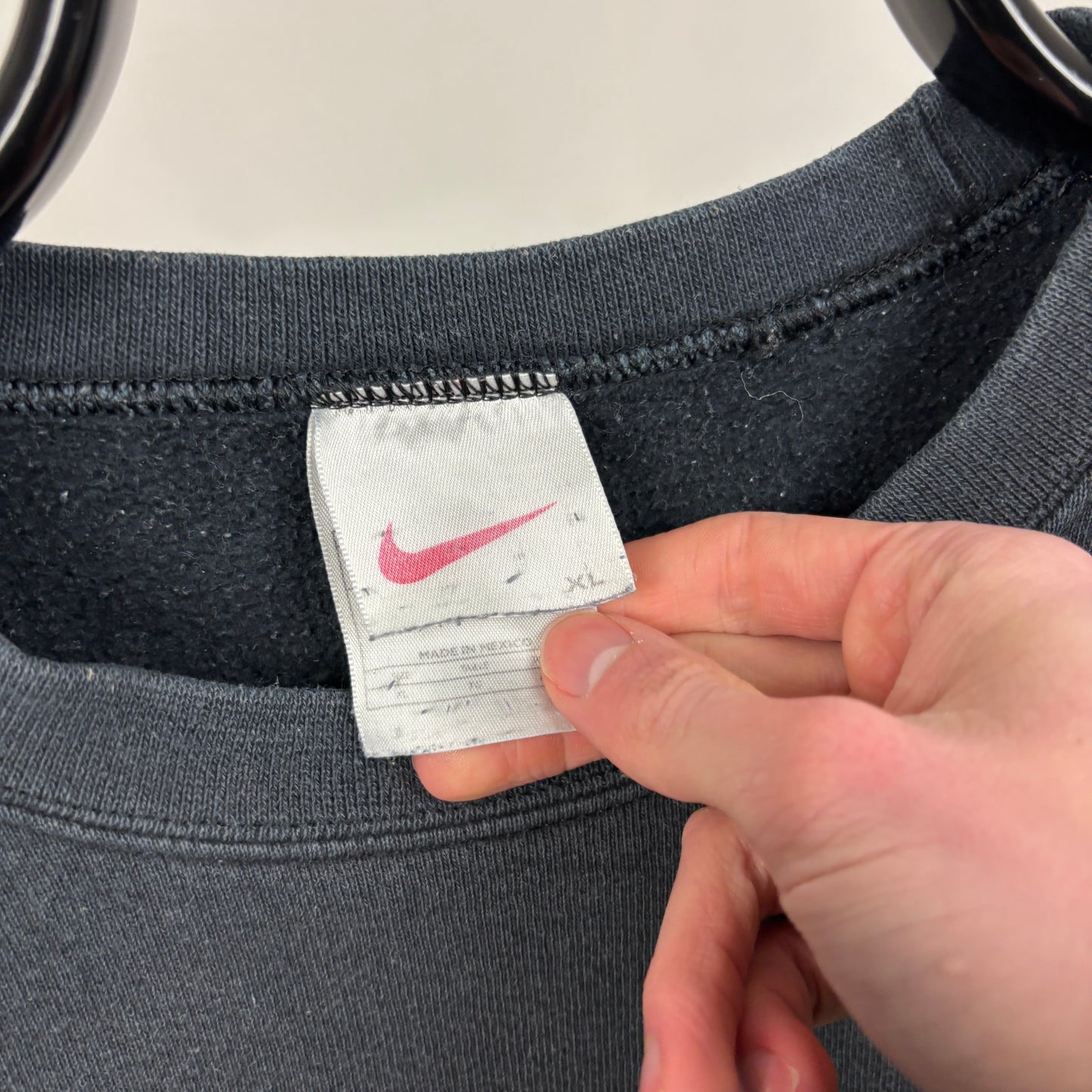 90s Nike Sweatshirt Black XL
