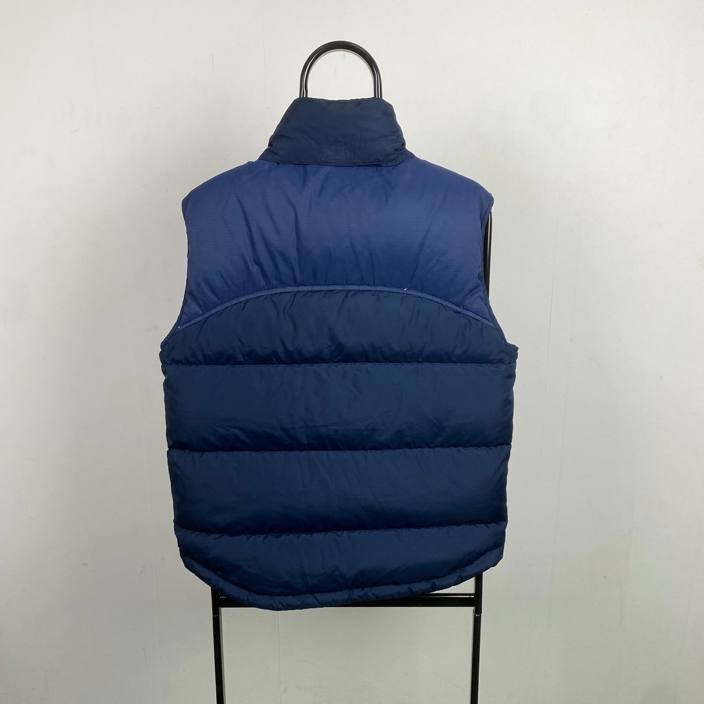 00s Nike Puffer Gilet Jacket Blue Small