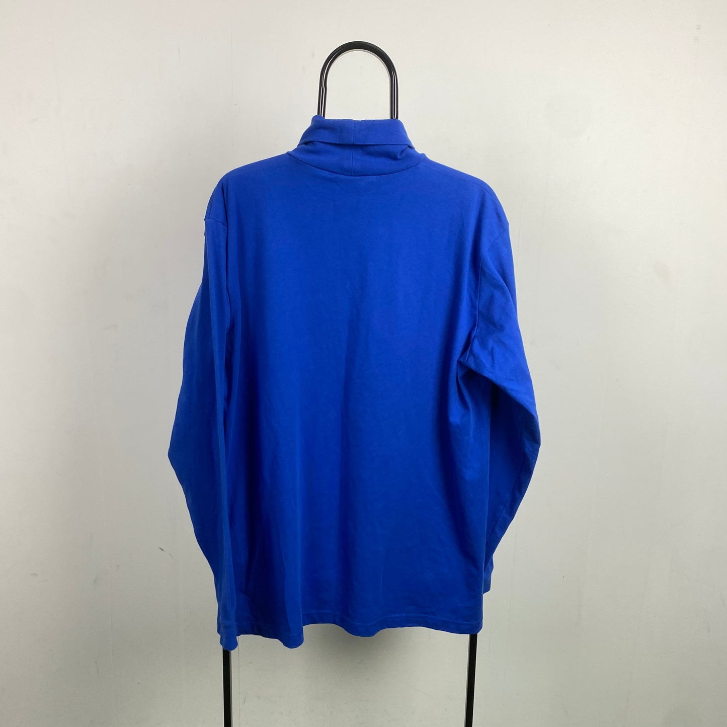 00s Nike Golf Roll Neck Sweatshirt Blue XL