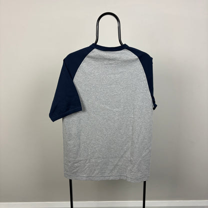 00s Nike Raglan T-Shirt Grey Medium