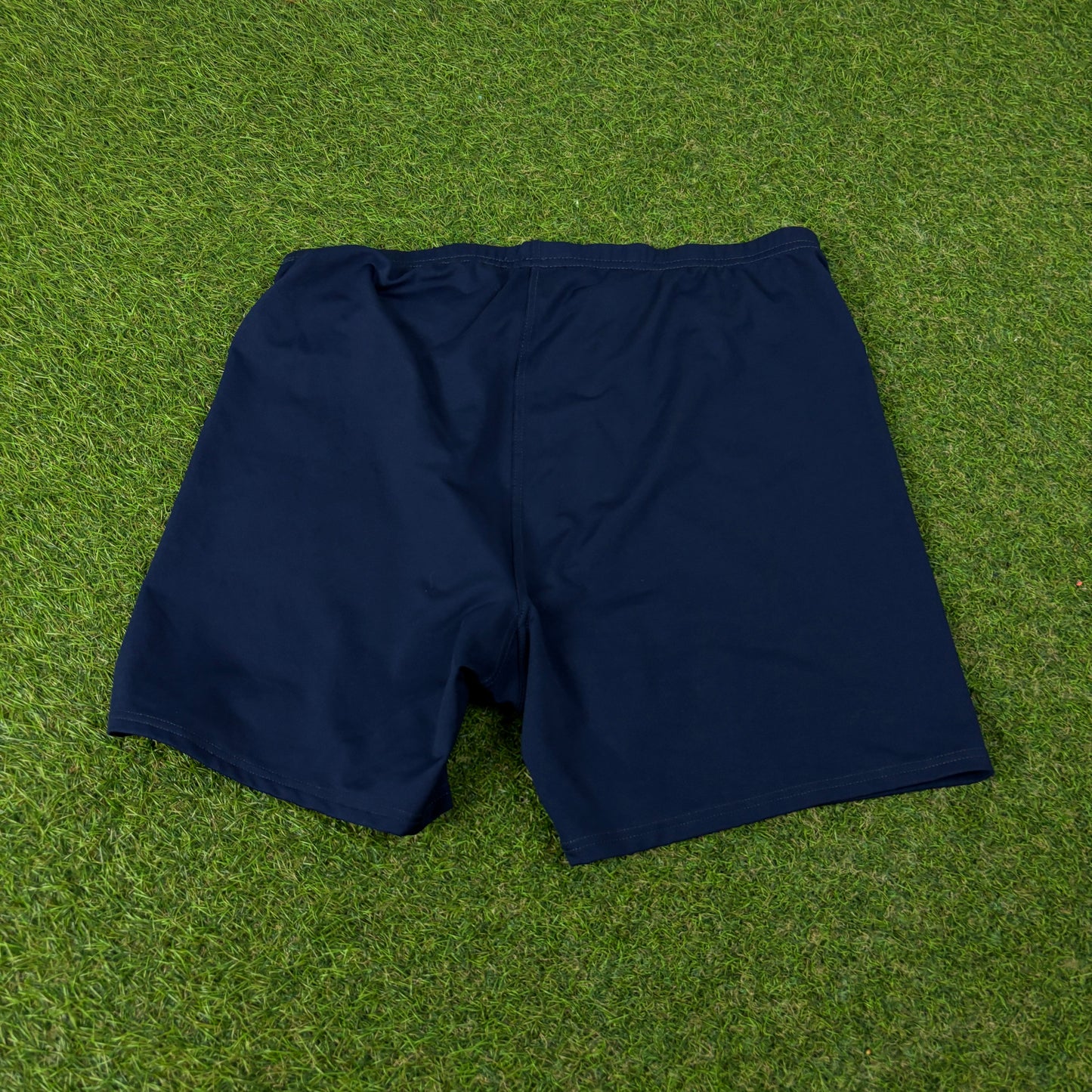 90s Nike Stretchy Nylon Shorts Blue XL