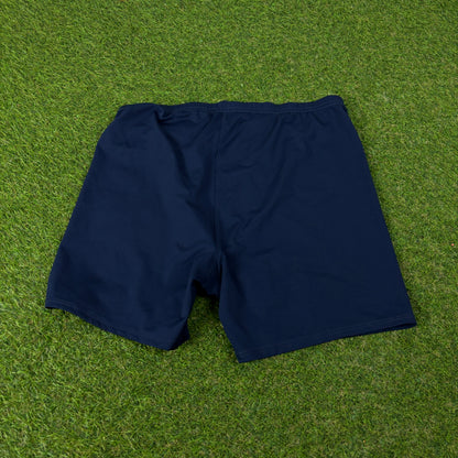 90s Nike Stretchy Nylon Shorts Blue XL