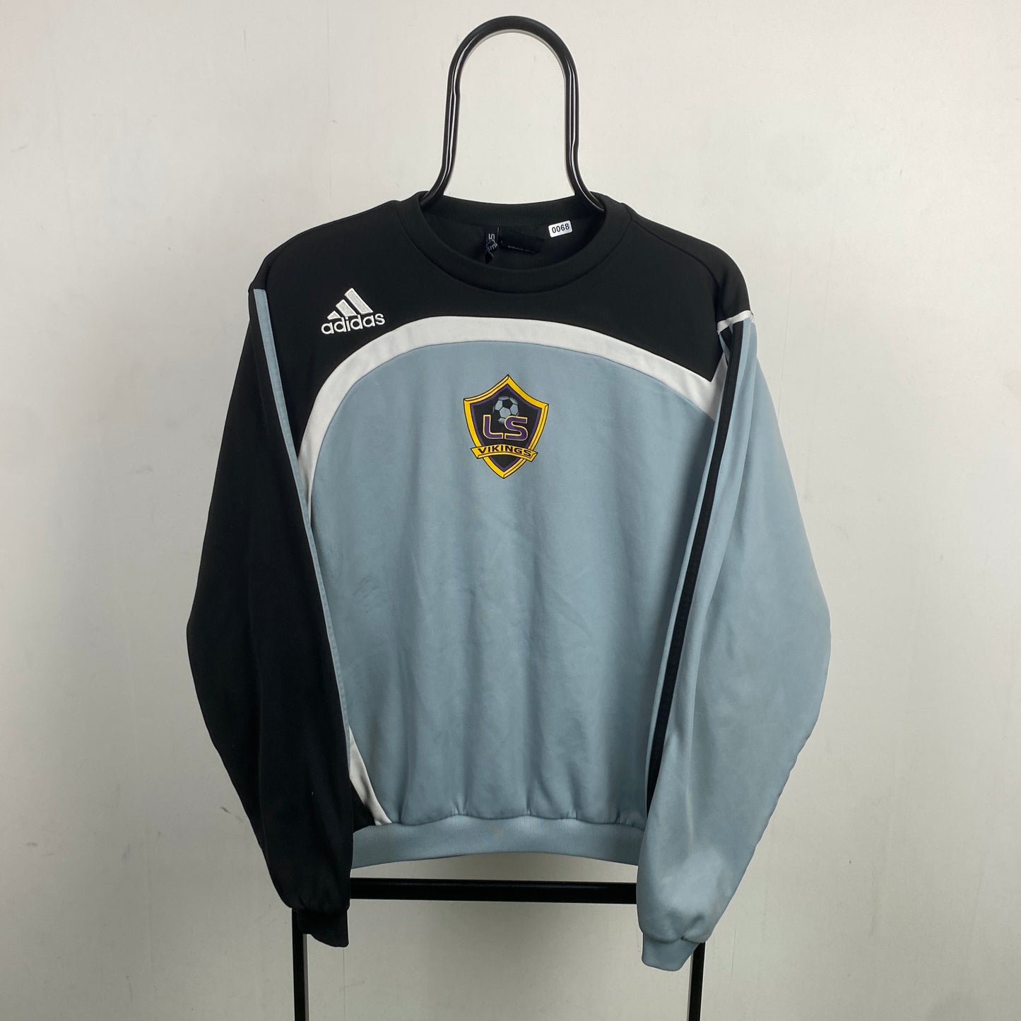 00s Adidas Vikings MLS Sweatshirt Grey Large