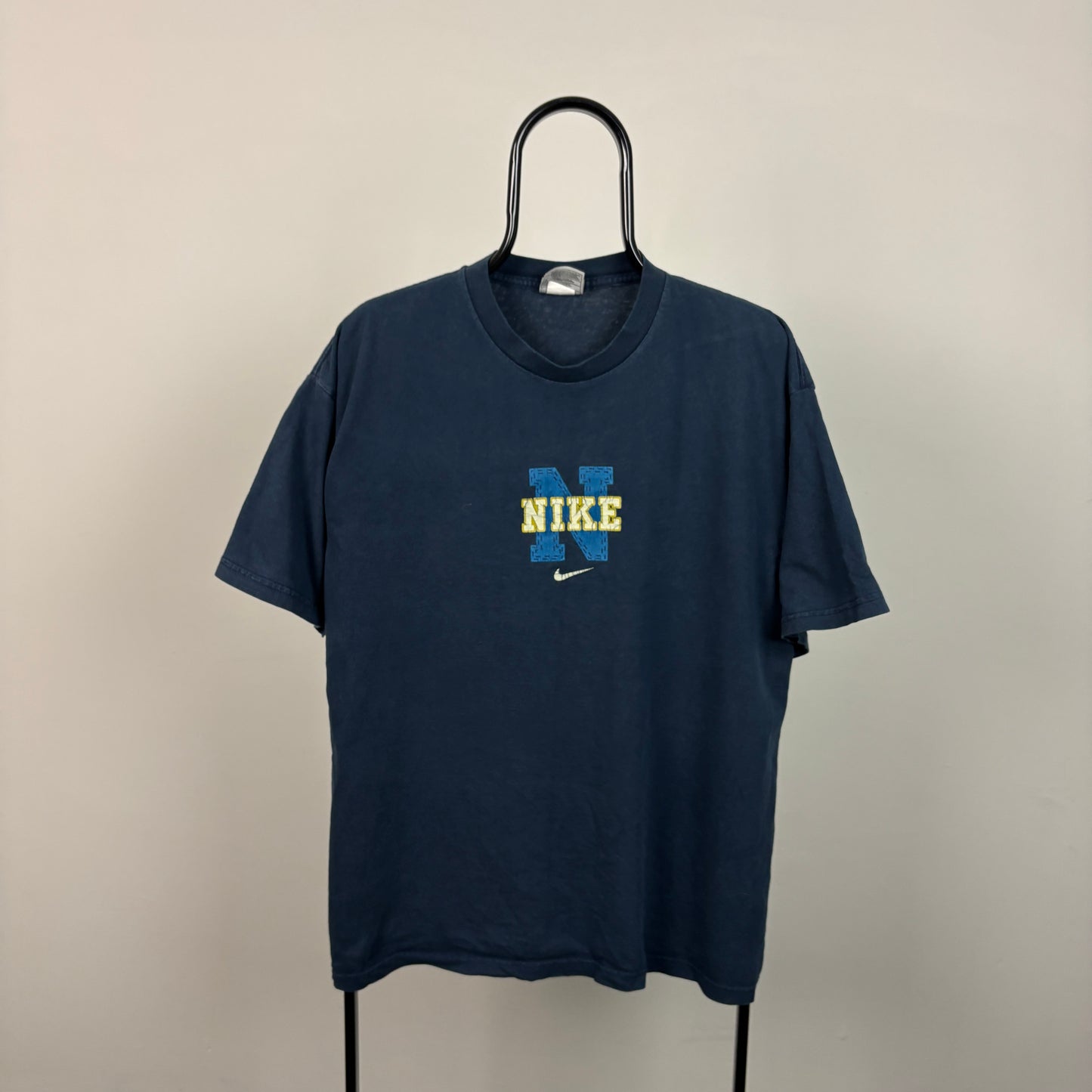 90s Nike T-Shirt Blue Large