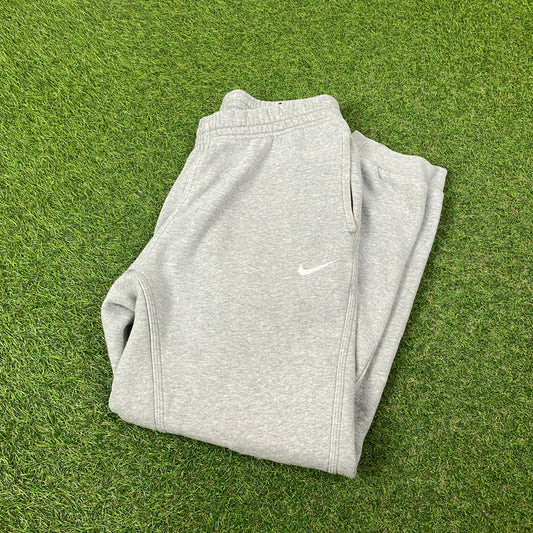 00s Nike Cotton Joggers Grey Medium