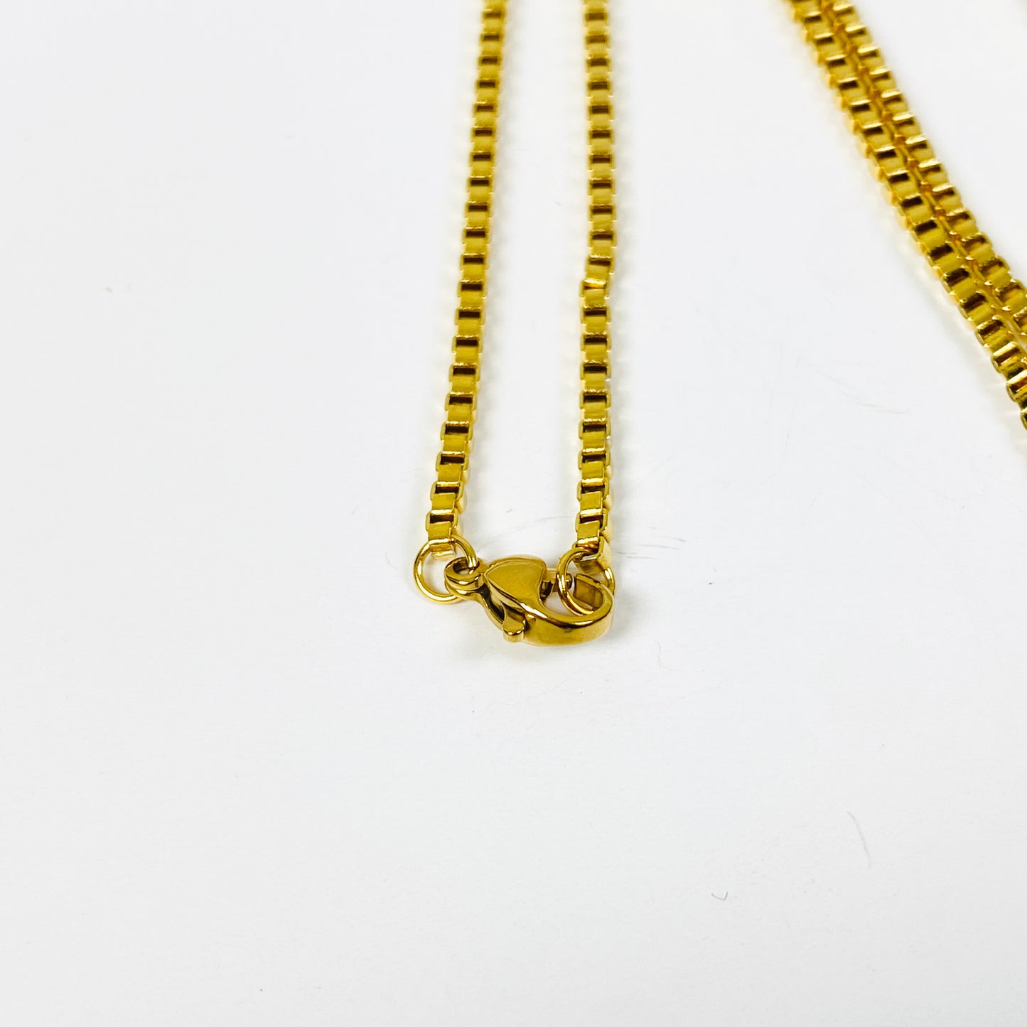 Micro Tennis Chain Necklace Gold 3mm