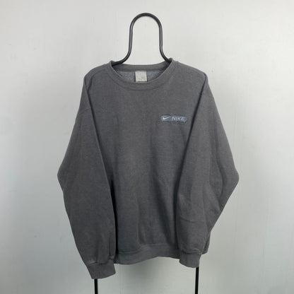 00s Nike Heavyweight Sweatshirt Grey XL