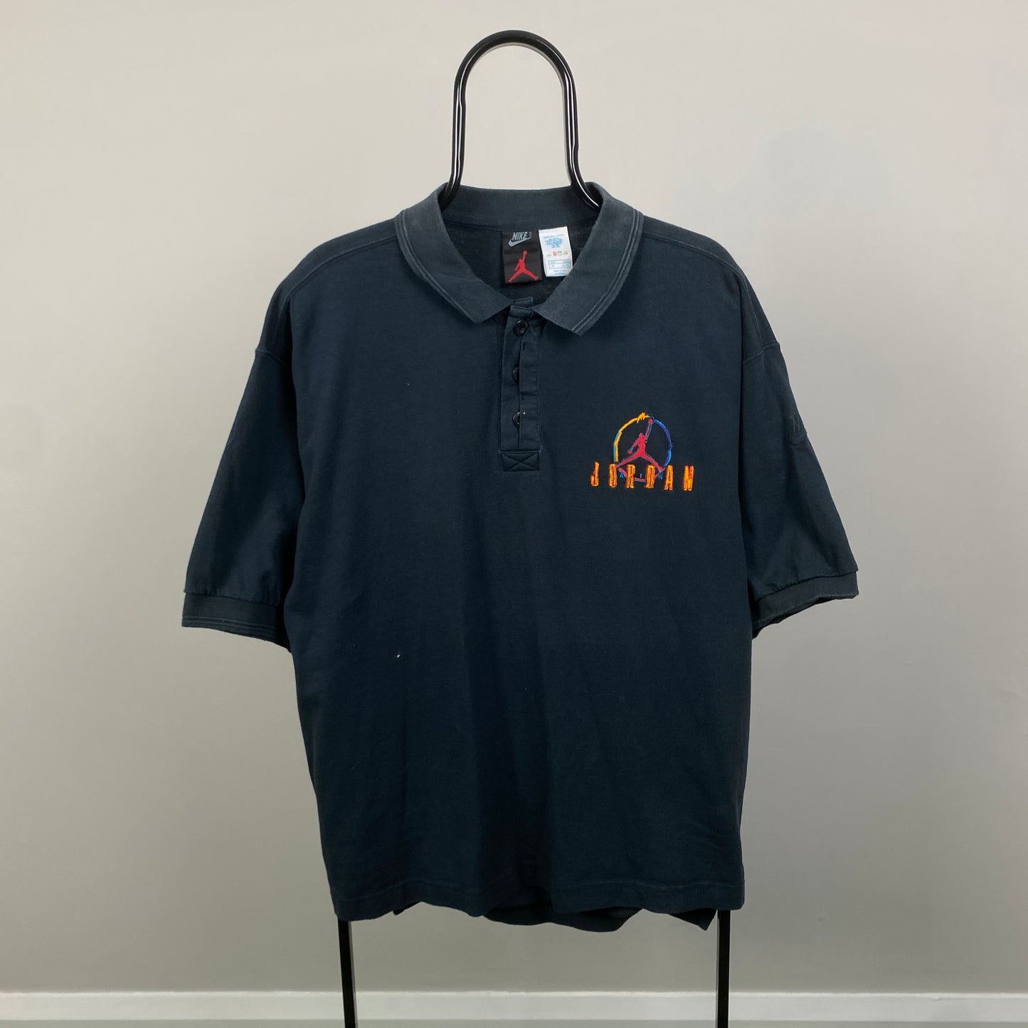 90s Nike Air Jordan T-Shirt Black XL