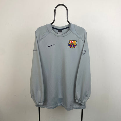 00s Nike Barcelona Sweatshirt Grey XL