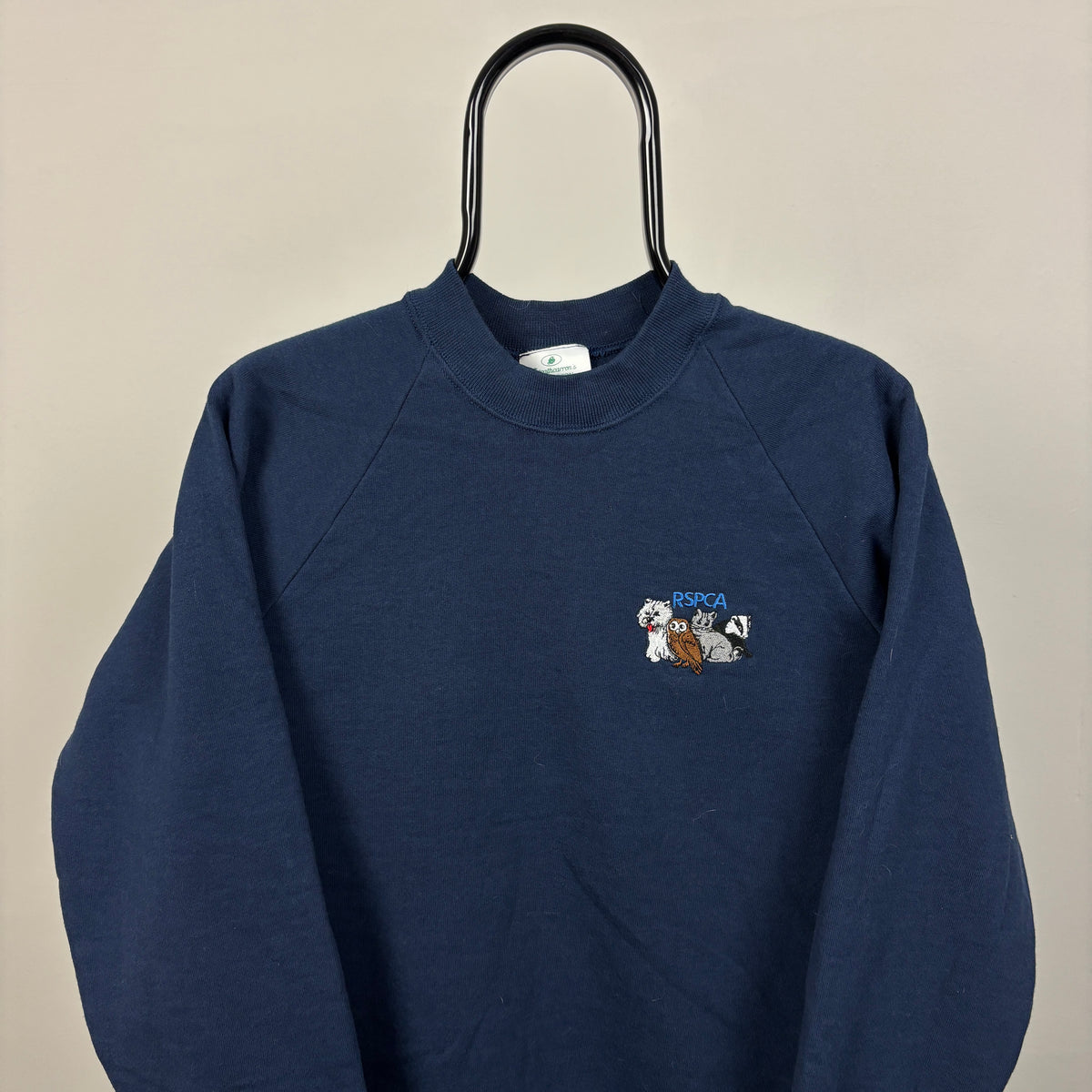 90s RSPCA Sweatshirt Blue Large