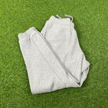 00s Nike Cotton Joggers Grey Small