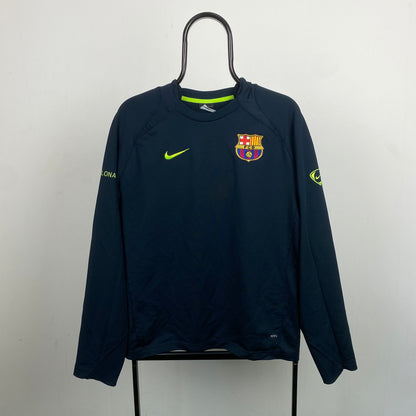 00s Nike Barcelona Sweatshirt Blue Medium