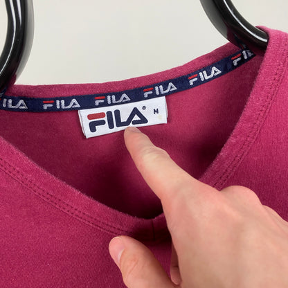 00s Fila West Ham T-Shirt Red Medium