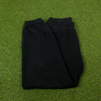 00s Nike Wide Leg Cotton Joggers Black Large