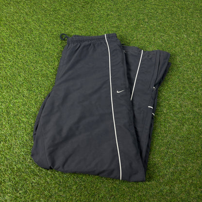 00s Nike Piping Joggers Grey Medium