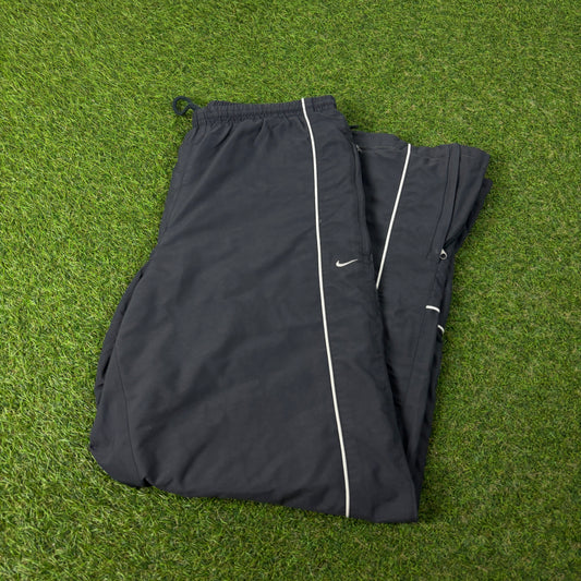 00s Nike Piping Joggers Grey Medium