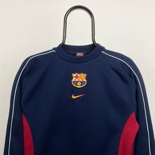 90s Nike Barcelona Sweatshirt Blue Small