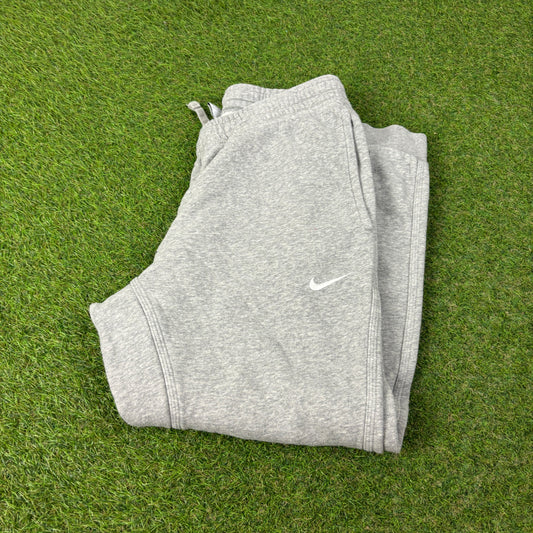 00s Nike Cotton Joggers Grey Large