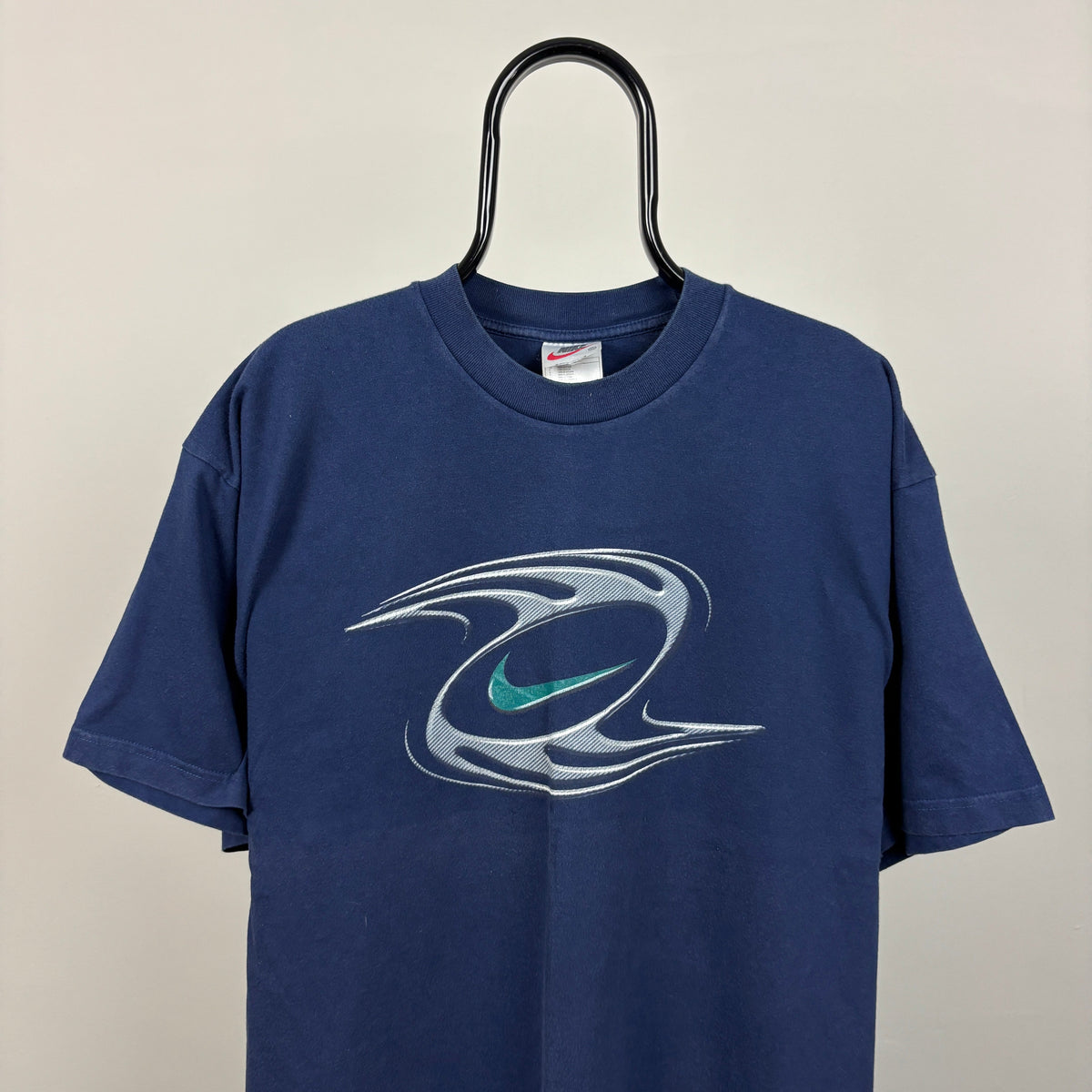 90s Nike T-Shirt Blue Large