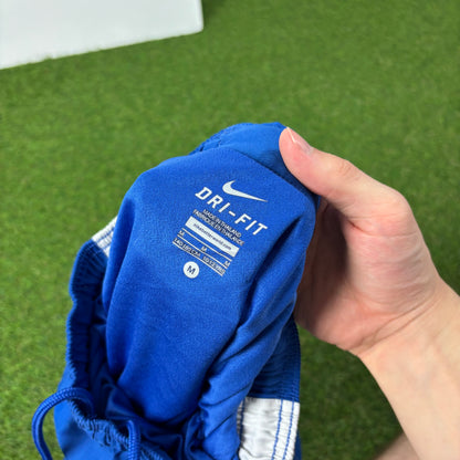 00s Nike Brazil Football Shorts Blue XS