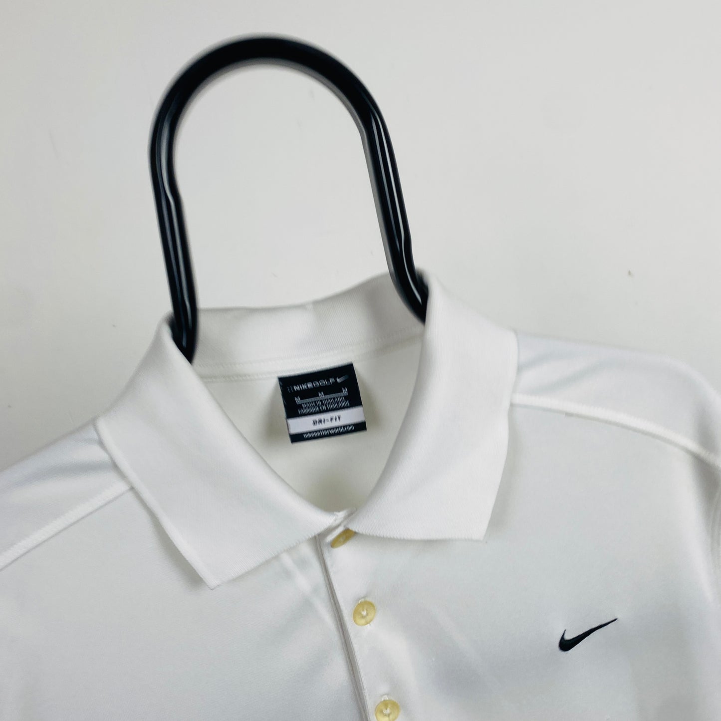 00s Nike Golf Polo Shirt T-Shirt White Medium